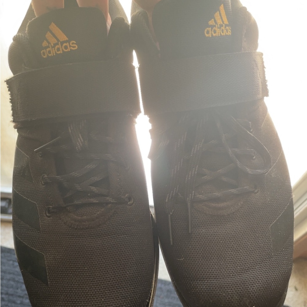 Adidas Black Athletic Shoes for Performance